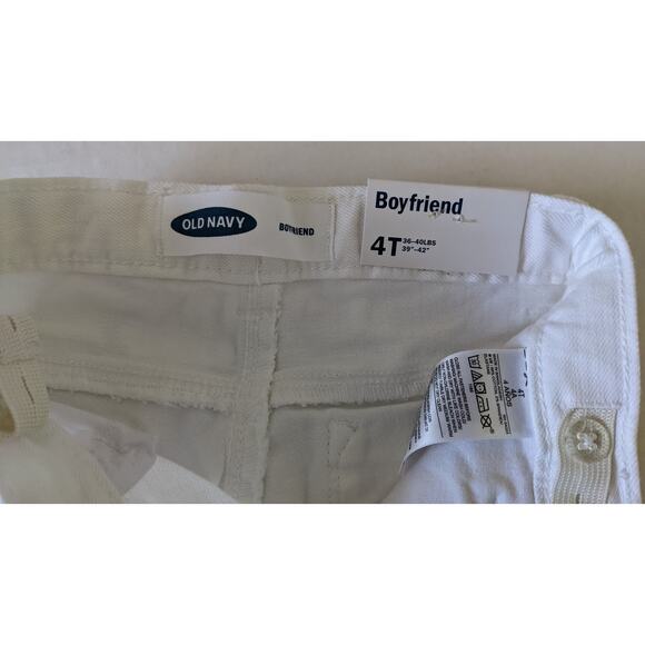 ON Girls Boyfriend White Jeans Sz4T - Picture 6 of 6